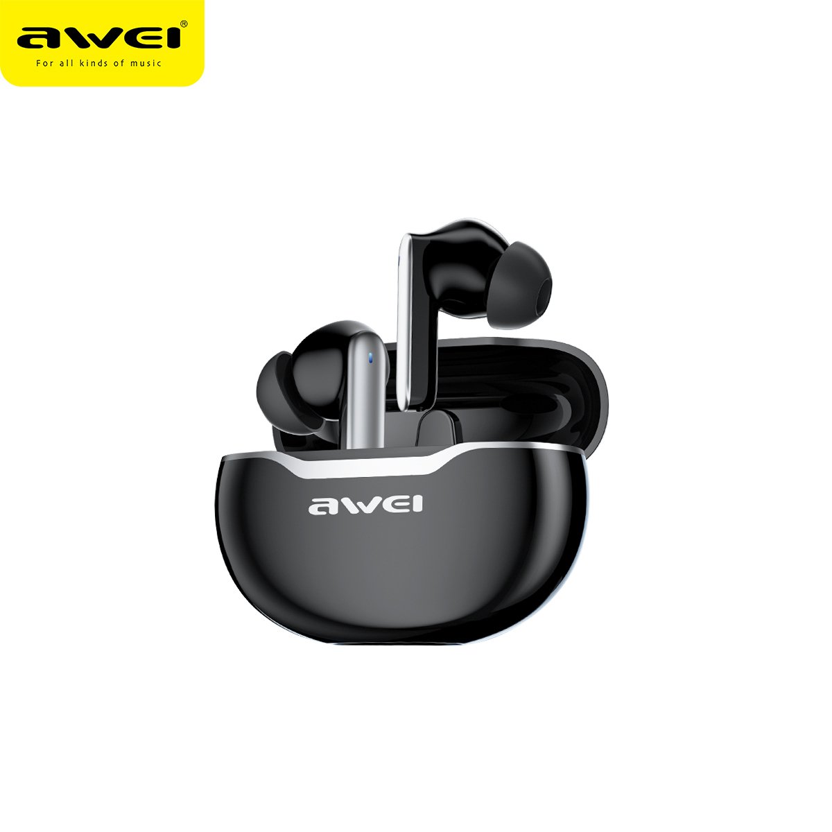 AWEI T50 ENC BT5.3 wireless earphones Noise Cancelling tws For Phone
