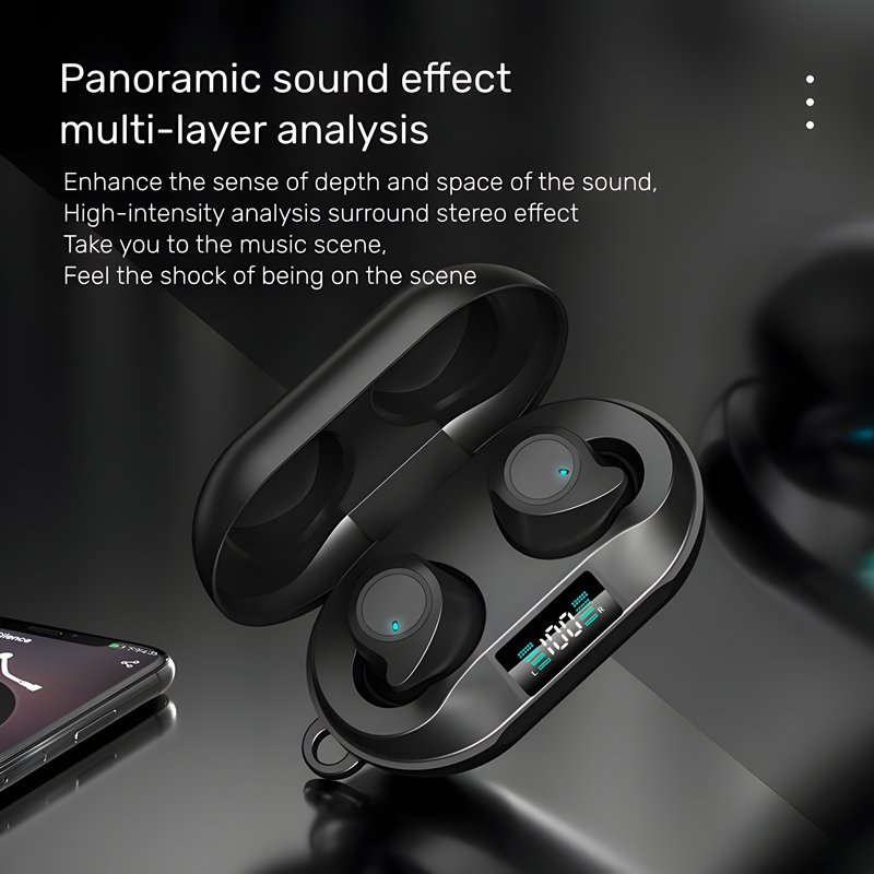 New DX20 TWS Earbuds True Wireless Stereo Touch Control Waterproof Led Digital Display In-ear Headphones DX-20 Mini Earphones