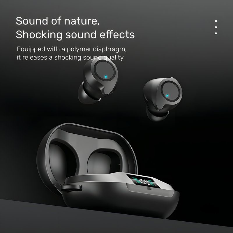 New DX20 TWS Earbuds True Wireless Stereo Touch Control Waterproof Led Digital Display In-ear Headphones DX-20 Mini Earphones