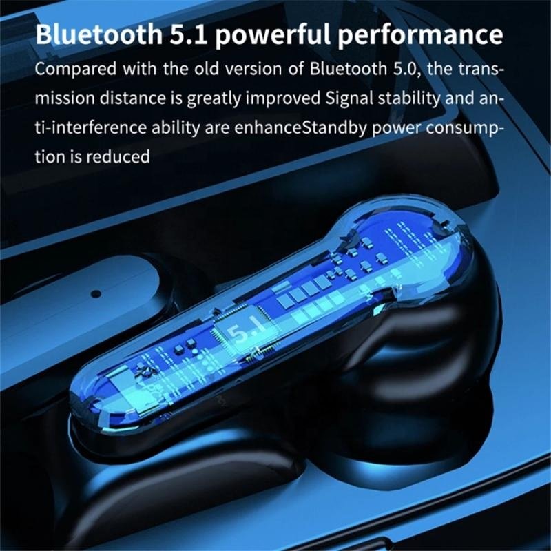 Tws earphone m19 earbuds with power bank true wireless gaming headset headphone noise cancelling in ear phones air buds earbuds