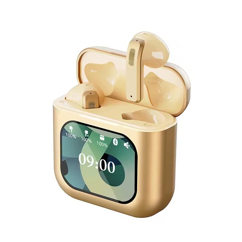 2024 Trending New LCD Touch Screen Display BT Headset Auriculares Tws Earbuds Earphone ENC Wireless Headphones K1
