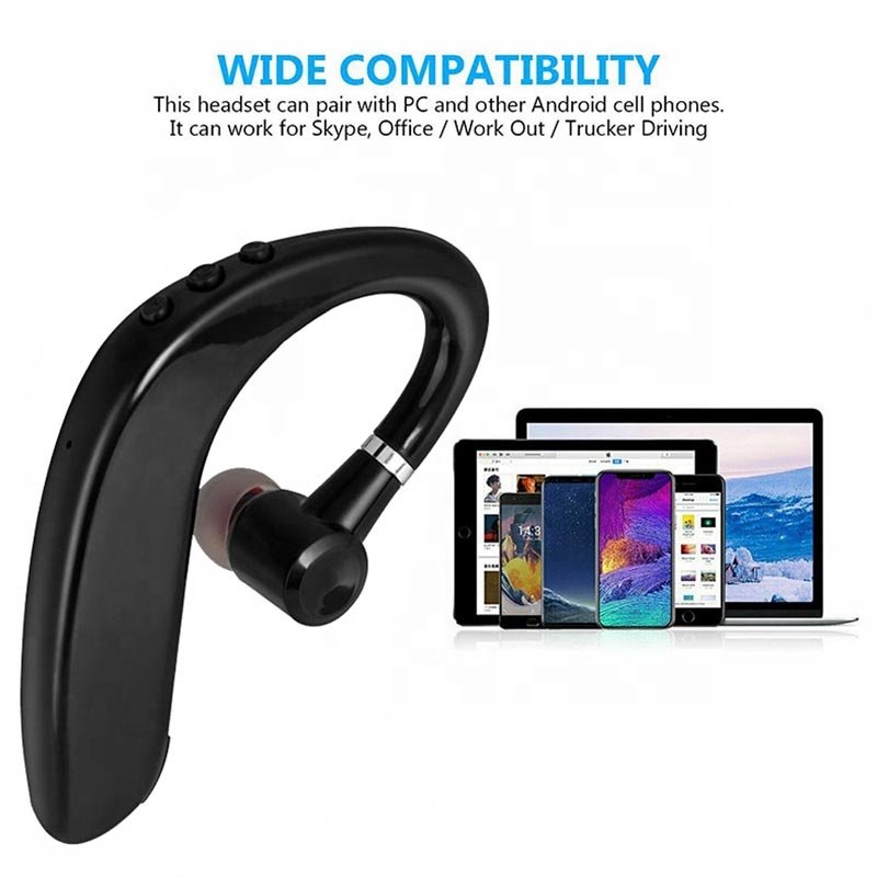 S109 V5.0 Bluetooth Wireless Earphone Earhook Handsfree Calling Headset Earbuds Long Standby Sports Stereo Headphone Auriculares