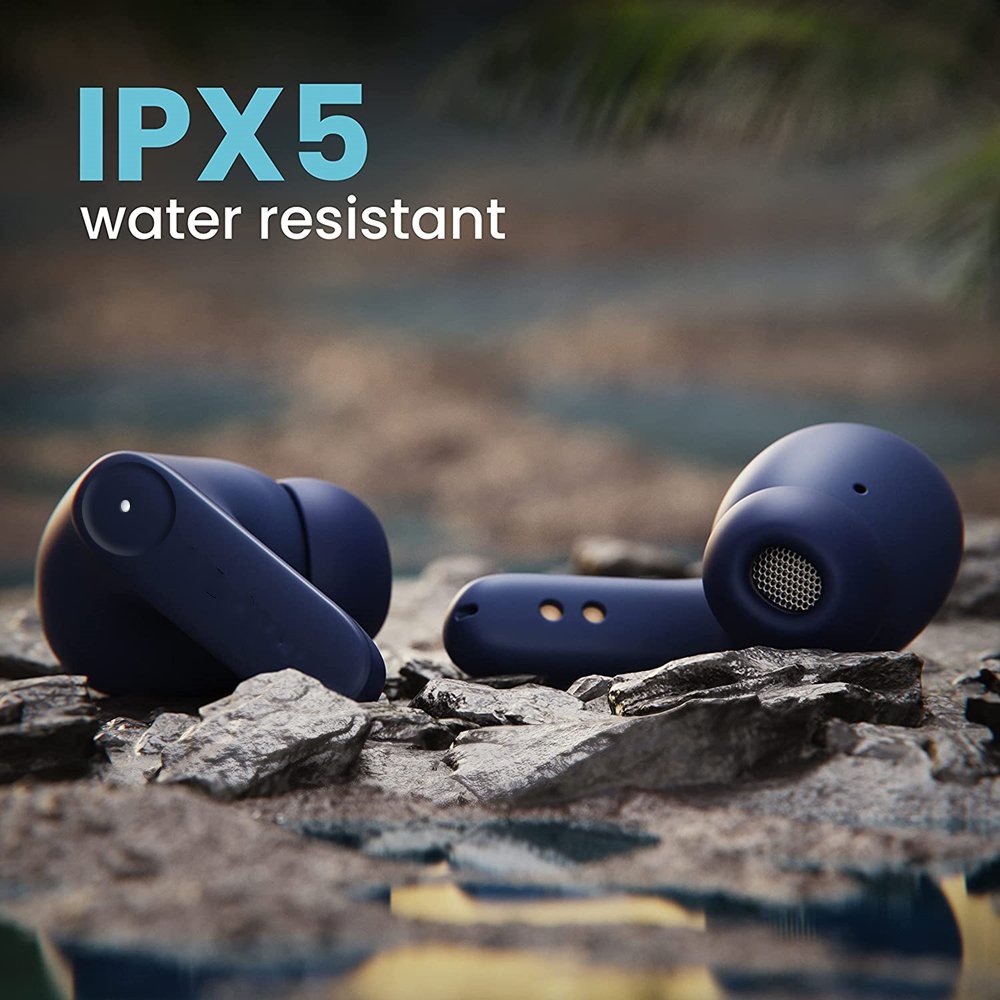 Boult TWS ENC Noise Cancelling Ture Wireless Earbuds Large Battery Double Single Side Use Fast Charging Bt 5.4
