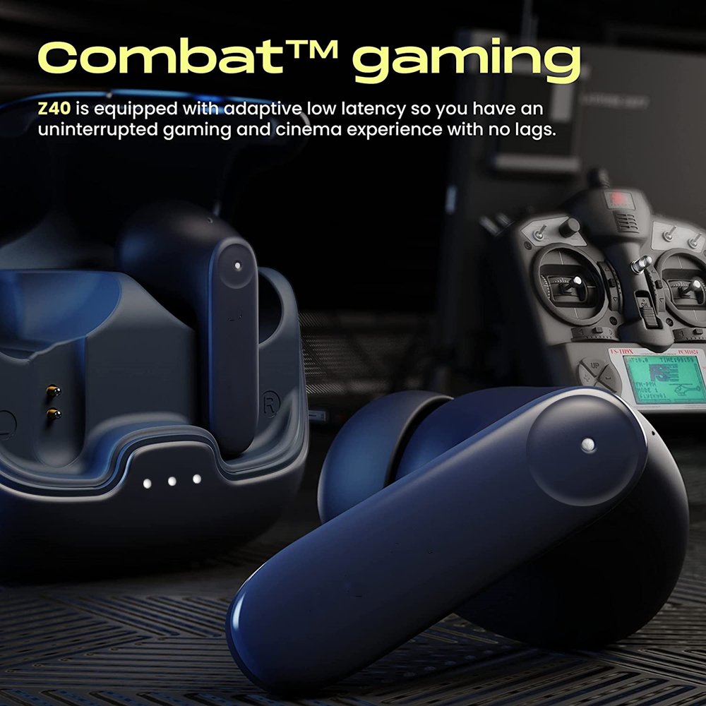 Boult TWS ENC Noise Cancelling Ture Wireless Earbuds Large Battery Double Single Side Use Fast Charging Bt 5.4