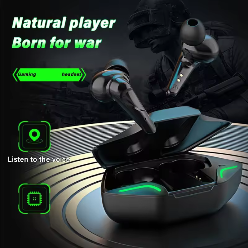 G11 TWS 5.2 Touch Control Gaming Headphones Noise-Cancelling Sports Earphones Earbuds Waterproof Wireless Gaming Headset