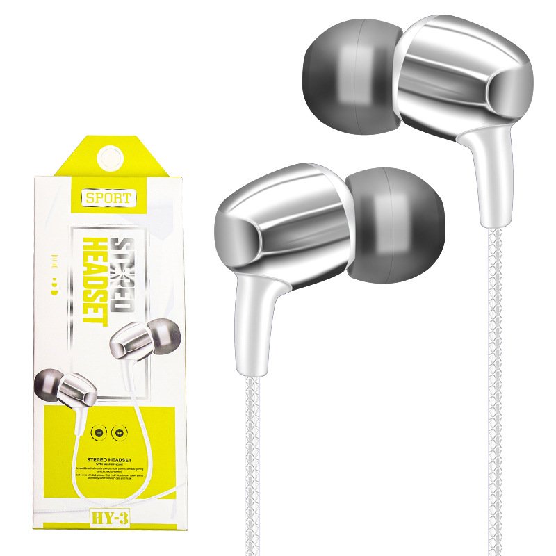 Wholesale 3.5mm Wired noise cancelling tws earphones & headphones With Box In Ear Game Earphone With Mic For sony mobile phone