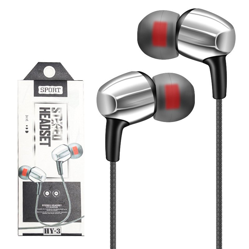 Wholesale 3.5mm Wired noise cancelling tws earphones & headphones With Box In Ear Game Earphone With Mic For sony mobile phone
