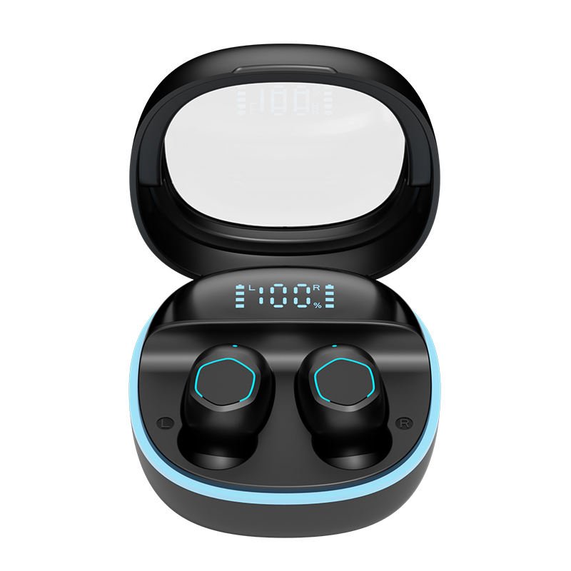 High-Performance TWS Earphones with Noise Cancelling Chips Customizable Logo Earbuds Factory Outlet with LED Battery Indicator