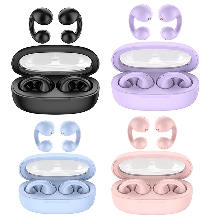 Wireless Ear Clip Headphones Open Earhook Sports Headsets TWS Earbuds Earphones 5.3 Audifonos