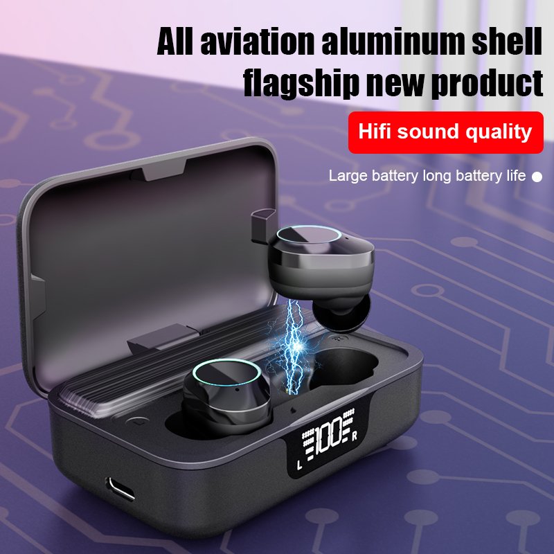 Wholesale TWS Earbud Sport Earphone Wireless Noise Cancelling Earbud Best Headphones for Mobile Phone Hot Sale