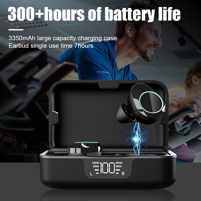 Wholesale TWS Earbud Sport Earphone Wireless Noise Cancelling Earbud Best Headphones for Mobile Phone Hot Sale
