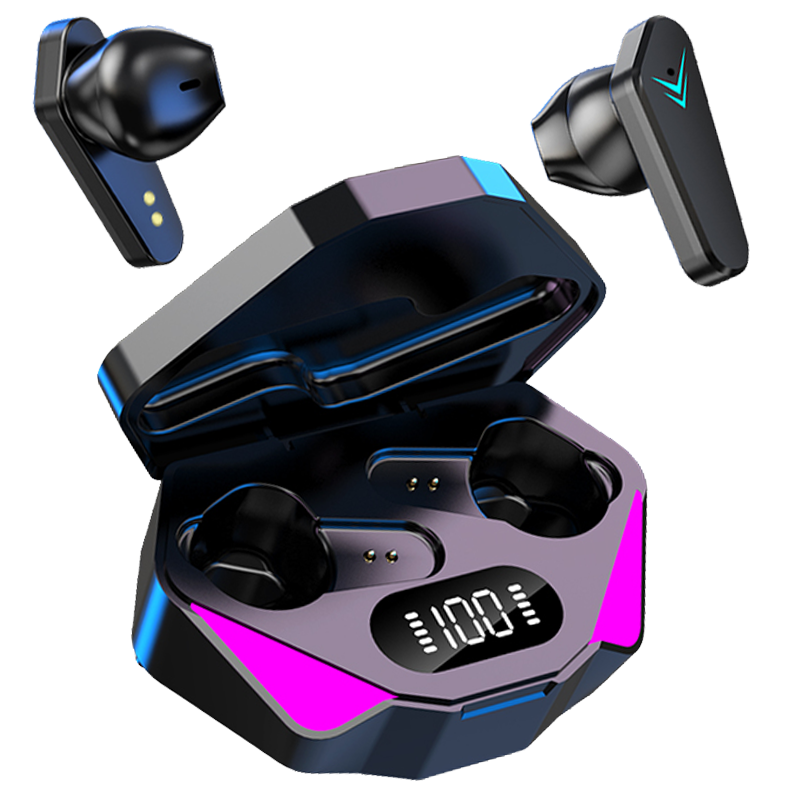 X15 Earbuds TWS True Wireless Stereo Gaming Earbuds Digital Display In-ear Sport Headset Earphone Mini Air buds ENC Headphone