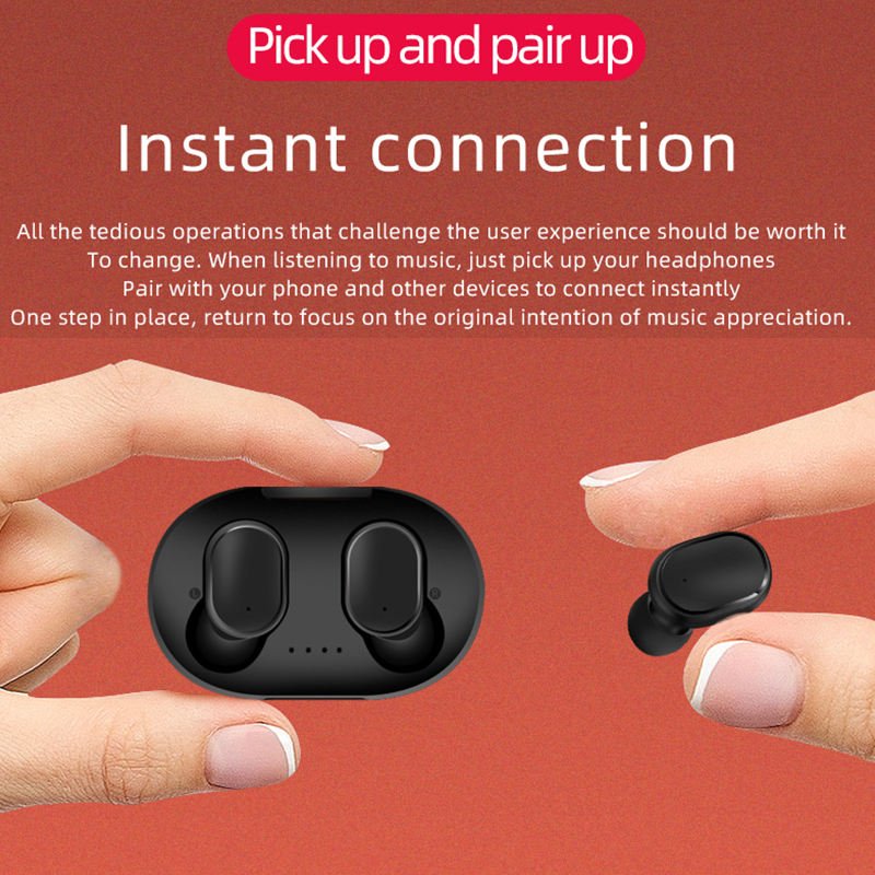 Tws true wireless headphones audifonos earbuds earphone a6s a6 macaroon macaron best oem hand free mini sport audionic earbuds