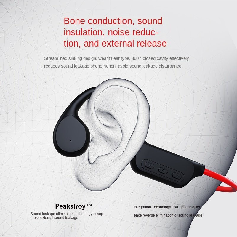 X7 IPX8 Waterproof swimming bone conduction Earphones Headset Open ear Wireless Bone conduction Headphone with mic for Swimming