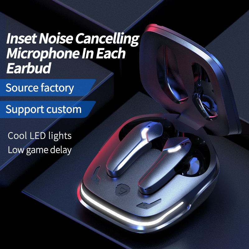 High Quality White Bluetooth Headphone Earphone F69 TWS Noise Cancelling Super Long Standby Game Headset Factory Price