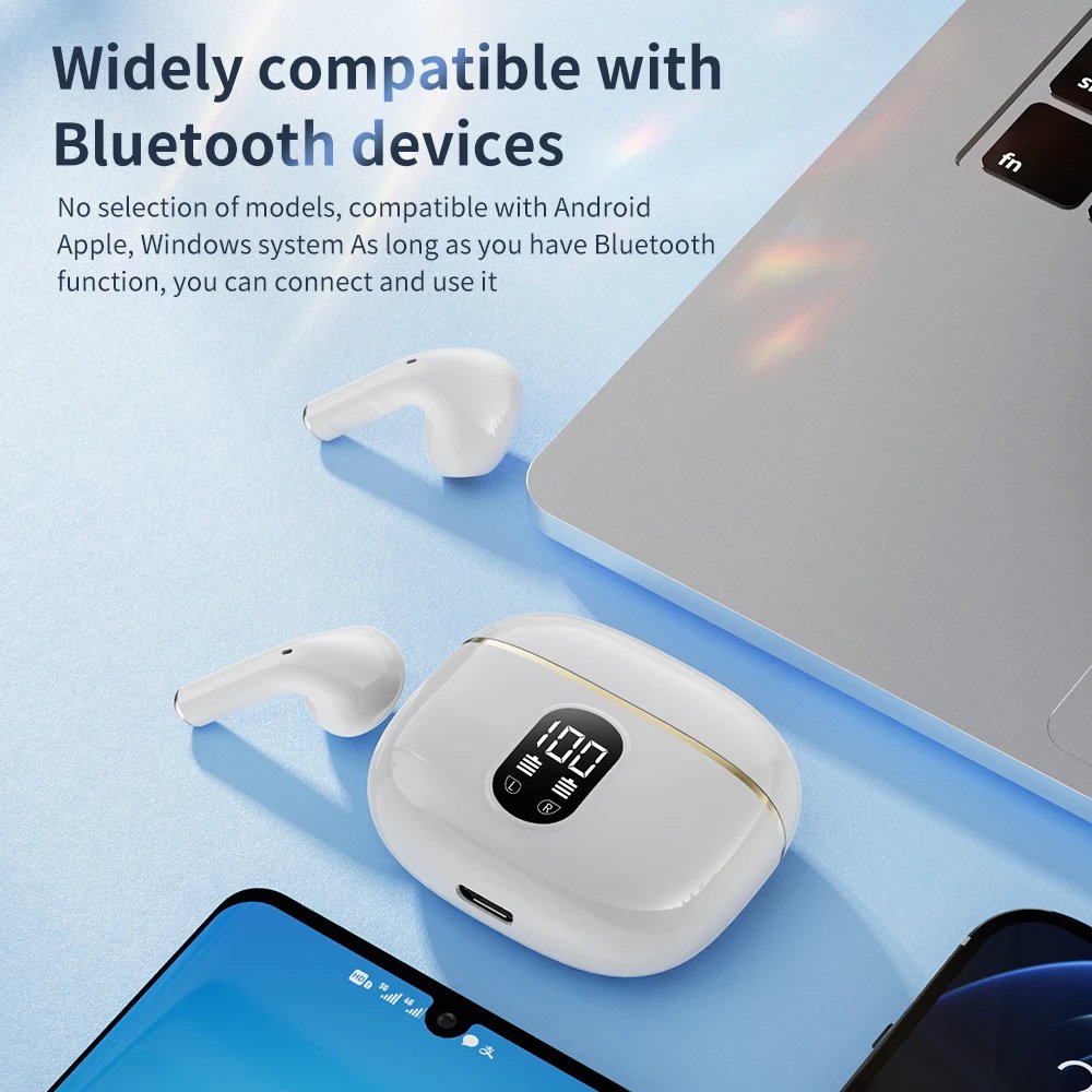 Best Seller 2024 New Reloj TWS Earbuds Noise Cancelling Gaming In-ear Headphones for Apple Business Stereo Wireless Earphones