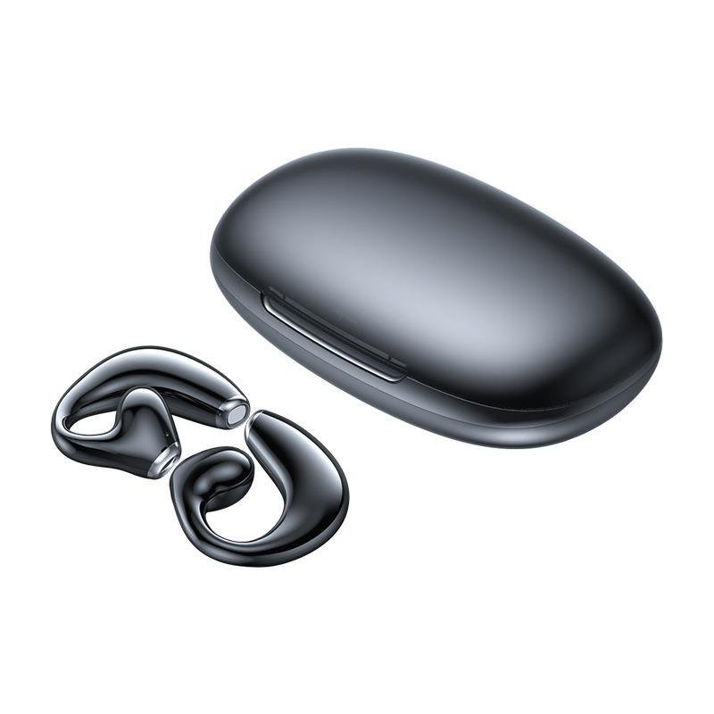 JR02 BT 5.3 Earphones Bone Conduction TWS Wireless Waterproof Headphones Earring Ear Hook With Mic Headset Sports Earbuds