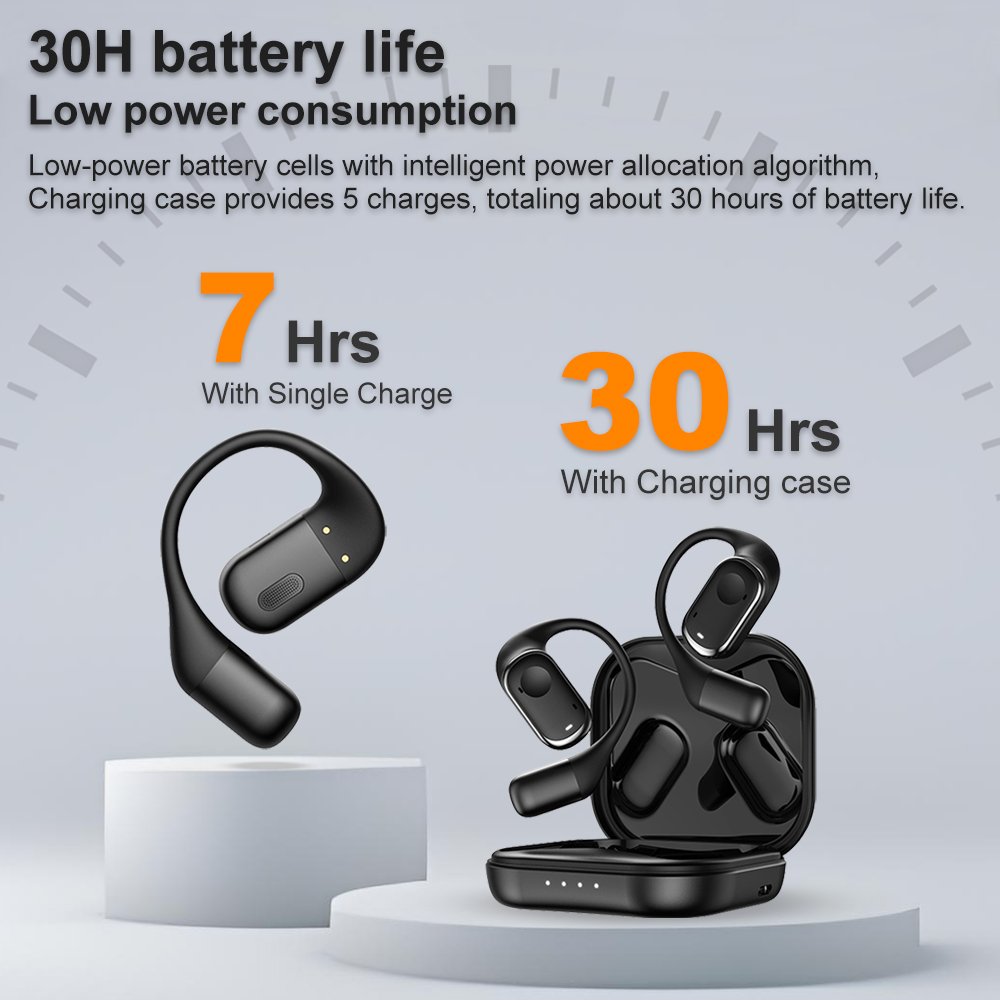 TWS Wireless Headphones Bluetooth Gaming Earphones Over Ear Headsets Noise Cancelling TWS Earphones & Headphones