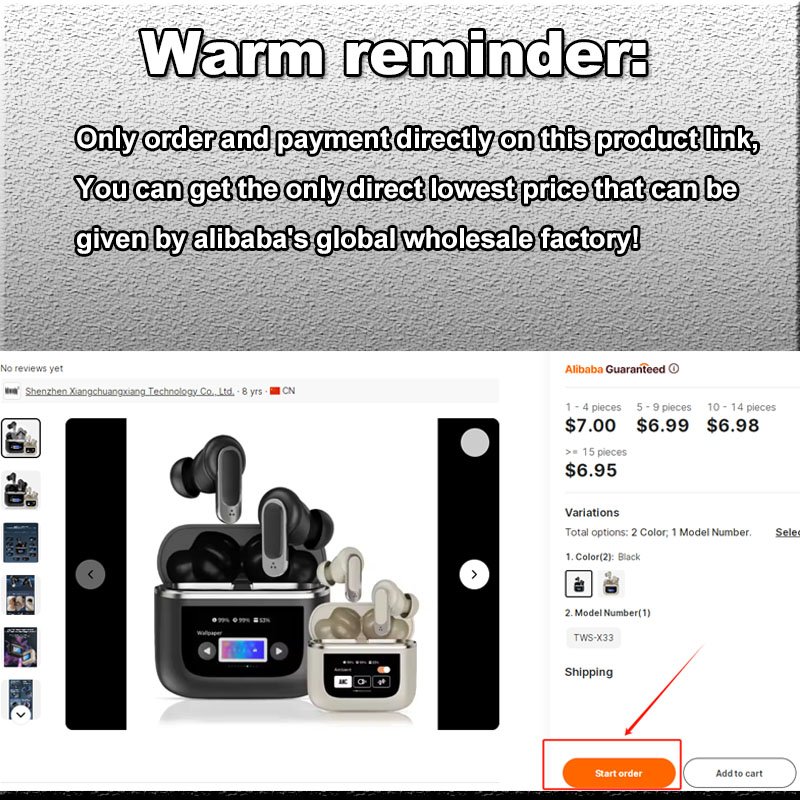 gm2 Pro Wireless Earbuds BT5.4 ANC ENC Earplugs Noise Reduction A10 A11 A12 Pro LCD Full-Colors Touch Screen TWS Earphone A9Pro
