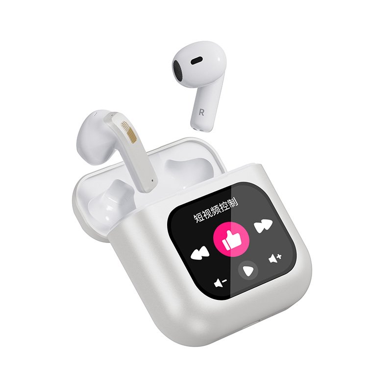 2024 New Product K1 Earphone with 8G Memory LCD Touch Screen TWS Earbuds