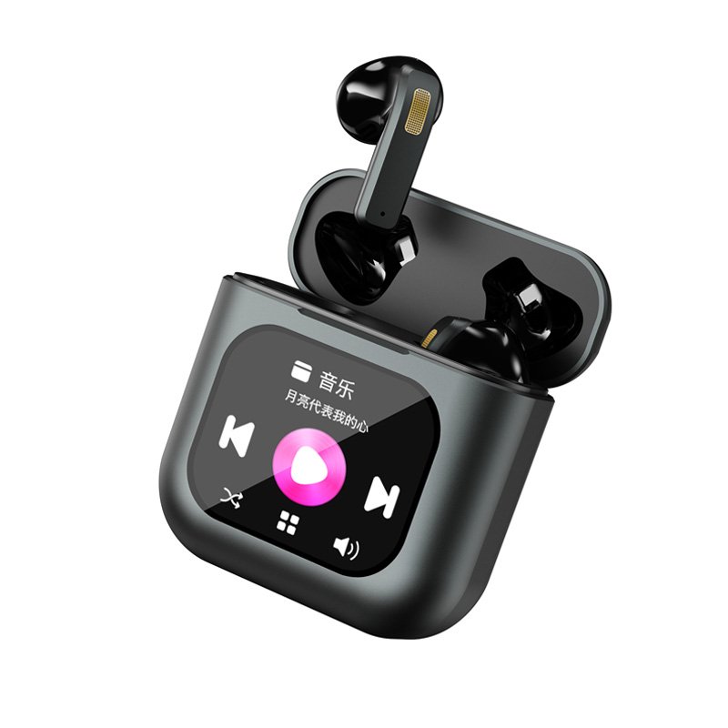 2024 New Product K1 Earphone with 8G Memory LCD Touch Screen TWS Earbuds
