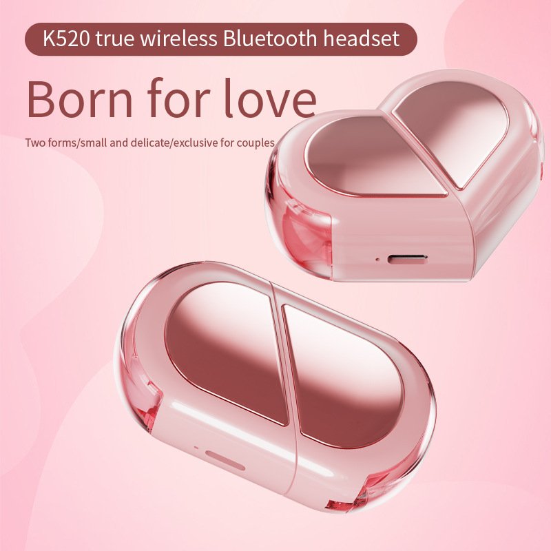 K520 audifonos bluetooth Bluetooth headset love TWS 5.3 Wireless headset deformed fone de ouvido bluetooth ecouteur