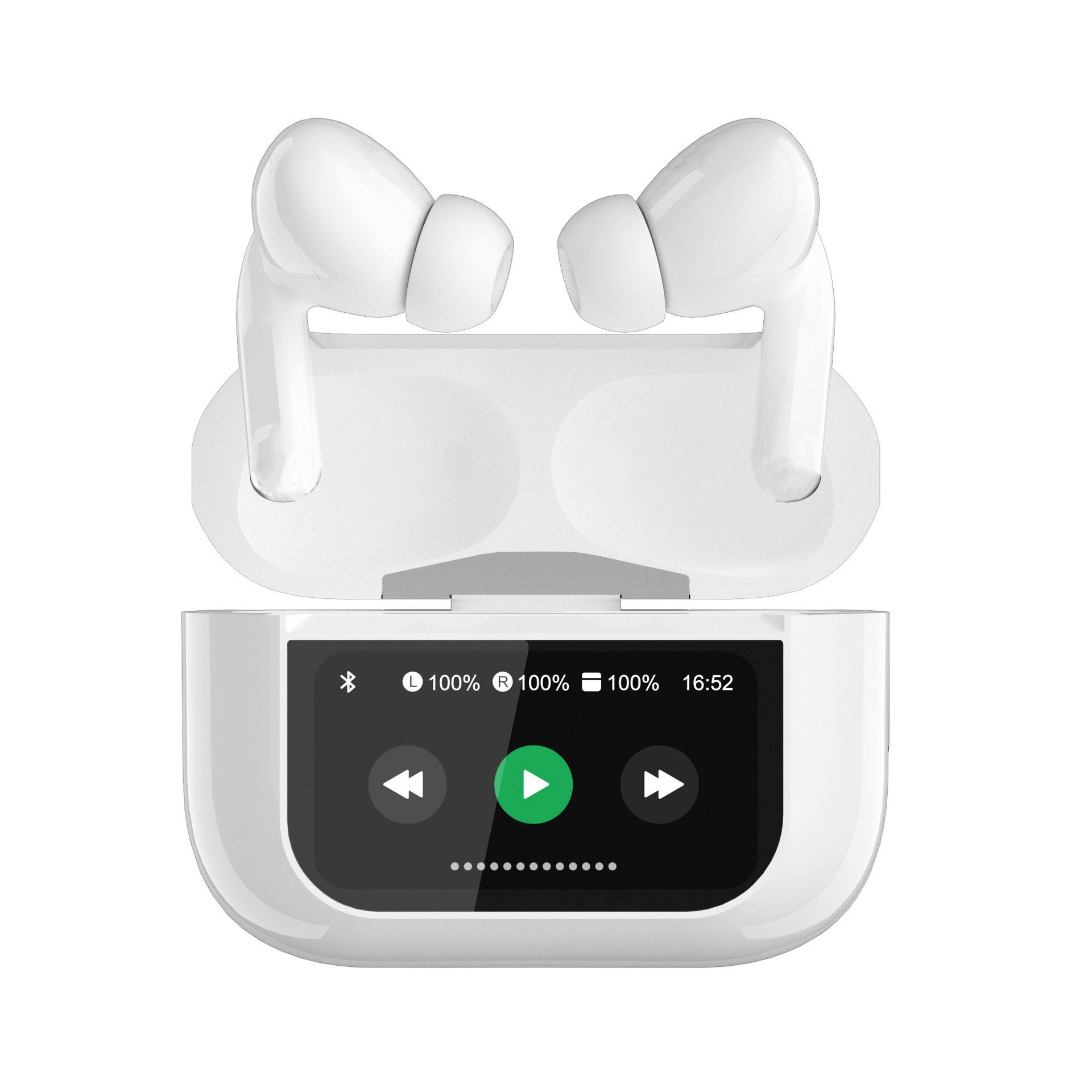 High Quality True Wireless TWS Earbuds HIFI Sound New Headphones LED Display Touch Screen Chipset Manufacturer Direct