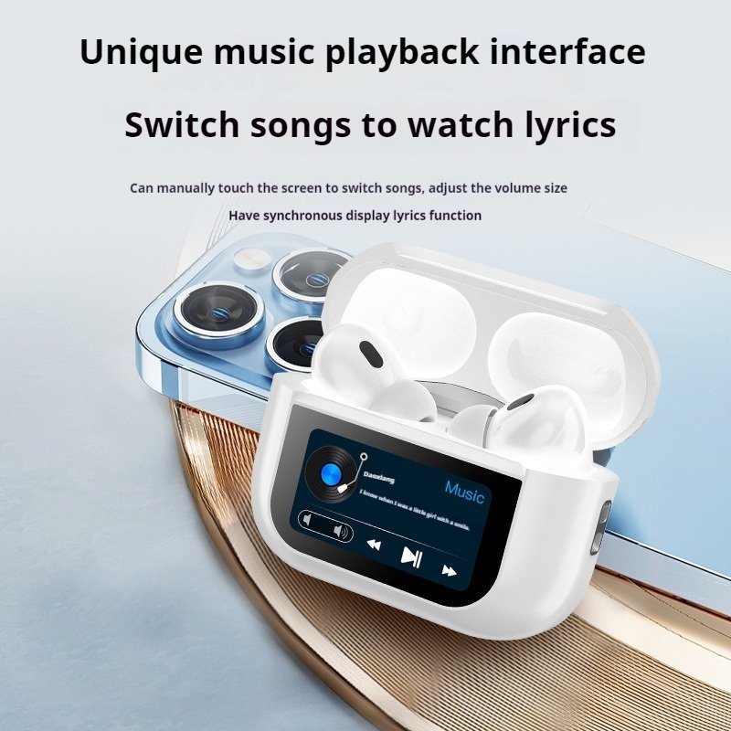 High Quality True Wireless TWS Earbuds HIFI Sound New Headphones LED Display Touch Screen Chipset Manufacturer Direct