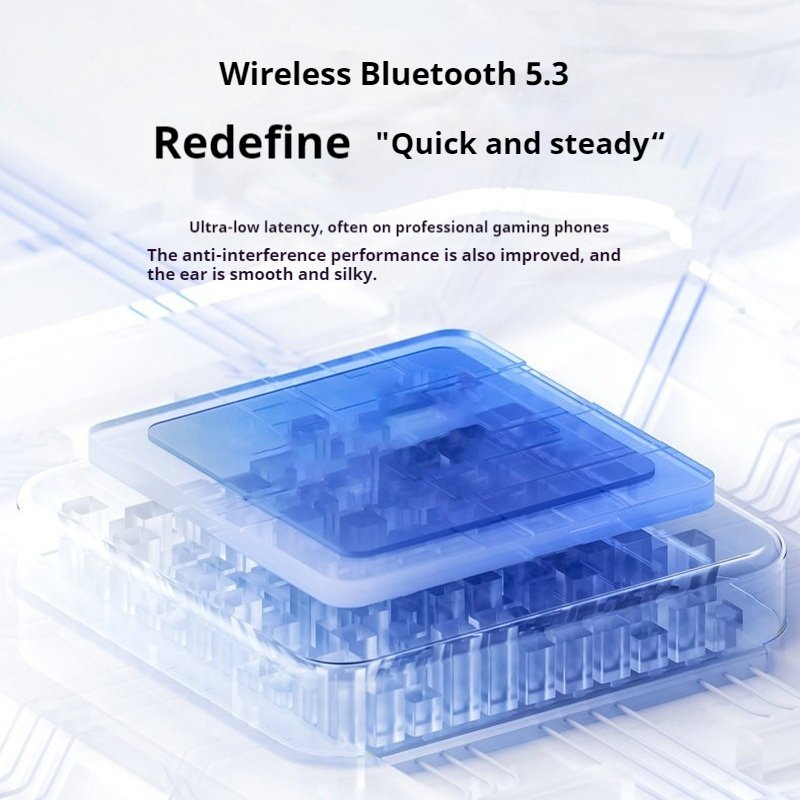High Quality True Wireless TWS Earbuds HIFI Sound New Headphones LED Display Touch Screen Chipset Manufacturer Direct