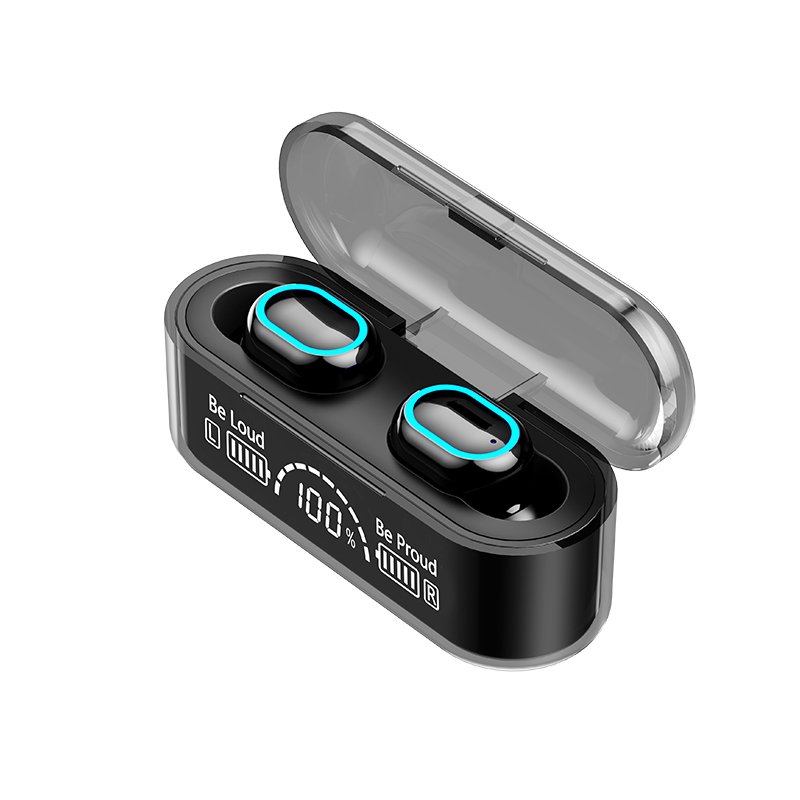 Sport Headphone Waterproof N35 TWS Gaming Earphones 2023 BT 5.2 True Wireless Ear Buds LED Display HIFI Low Latency