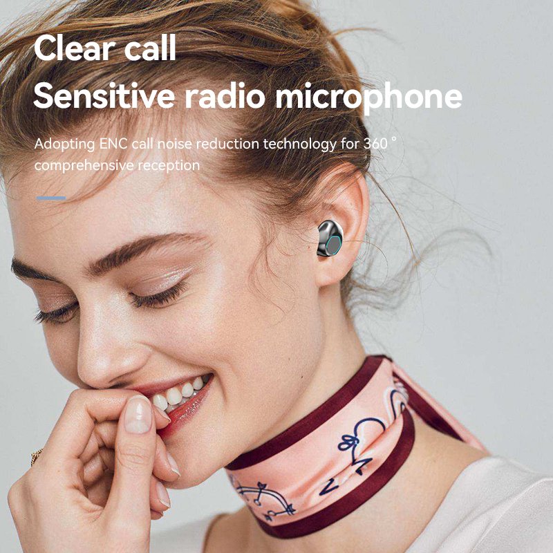 M48 Bt Wireless Earphones Noise Cancelling T Ws Earphones & Headphones Sports Waterproof Earplugs Hi fi Music Mirror Headphones