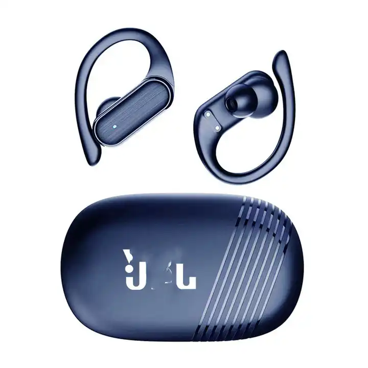 New TWS Blue head phones True wireless open headphones super long life sports games waterproof