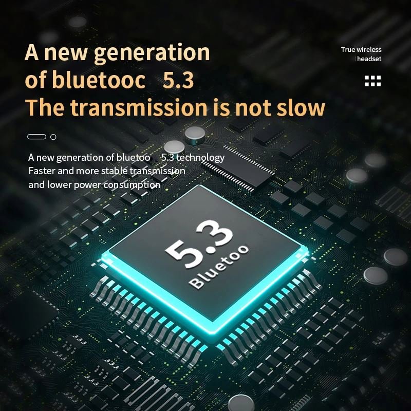 Trending Products New Slide M90 Pro Wireless Headphones 9D Stereo LED Display Gaming Earphone Noise Cancelling tws Earbuds