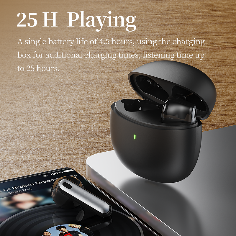Y60 ENC Dual Mics Noise Cancelling Earphones Earbuds 350mAH Wireless In-ear Headphones TWS Wireless Earbuds