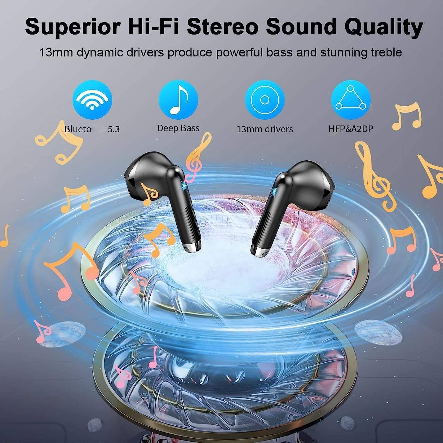 New Arrivals audifonos V5.4 gamer quality earphone high bass Led earbuds TWS Wireless Earphones Headphones Headset