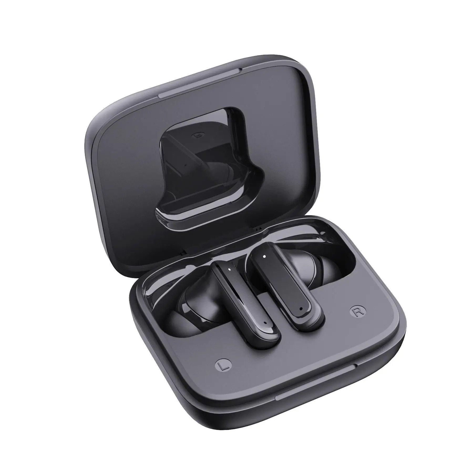 2024 V8 Pro Enc Noise Cancellation Tws Earbuds Hifi Sound Anc Noise Reduction Touch Screen Control Wireless Earphone Headset