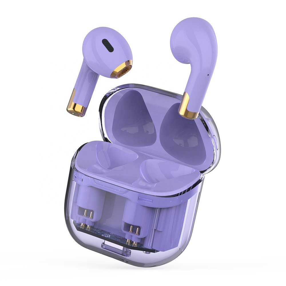 ENC TWS Earbuds Wireless Earphones Sport Stereo Headphone Noise Reduction Headset and Transparent Logo Customize In-ear Headset