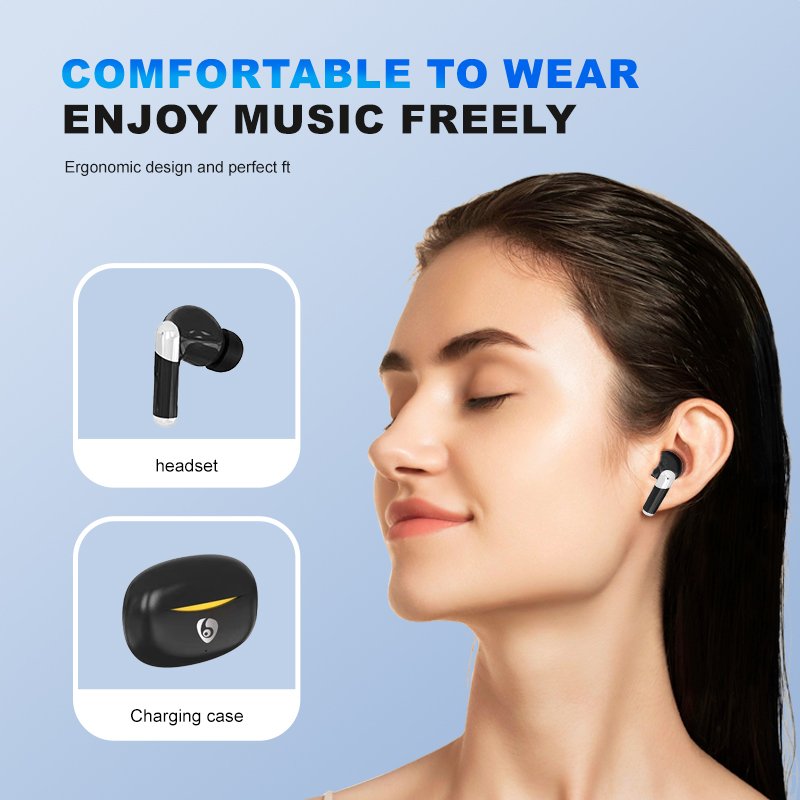 W20 Earohones Wireless Headphones noise cancelling Earbuds Stereo Headsets tws