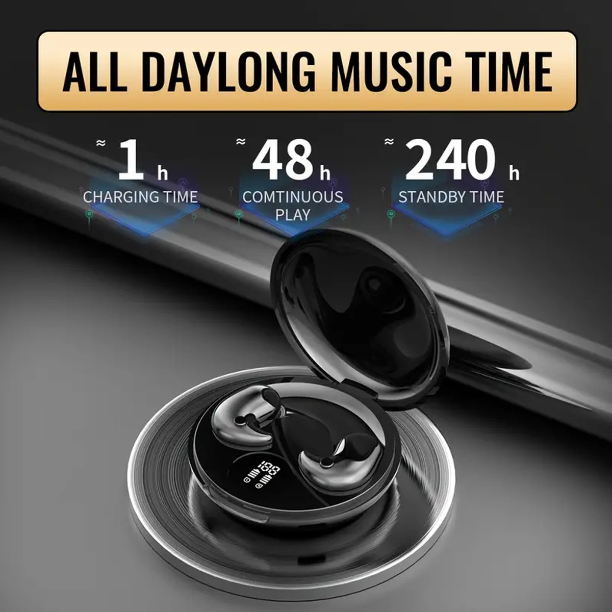 Y29 mini In-Ear wireless charger noise cancelling tws earphones & headphones wireless charger for phone for earbuds for iwatch