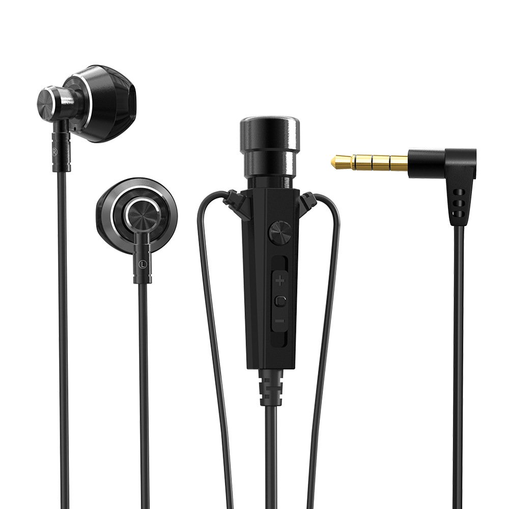 1.2M 3.5MM Wired Headset Headset Noise Cancelling Earbuds Silica Gel Earbud & In-ear Headphones With Mini Microphone Earphone