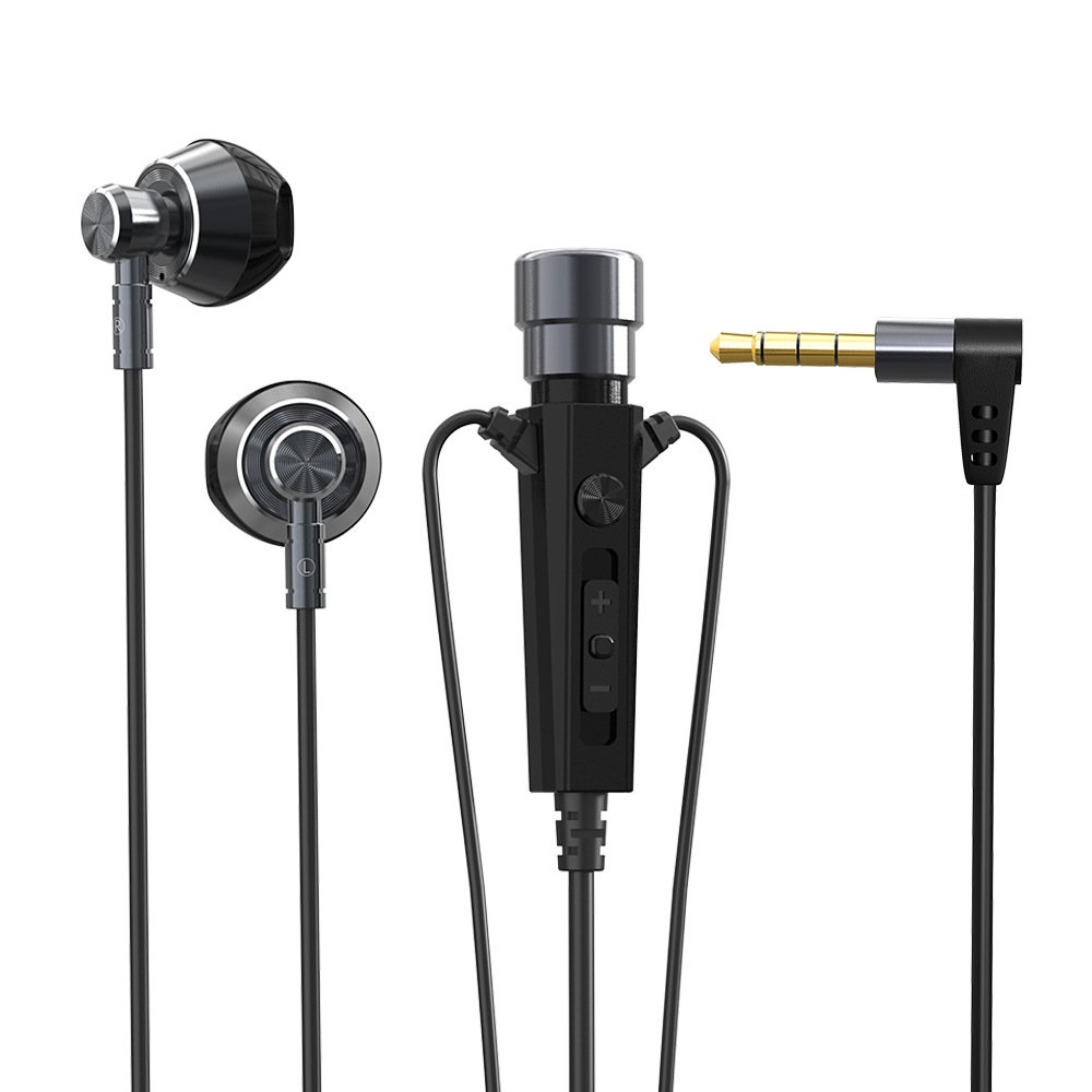 1.2M 3.5MM Wired Headset Headset Noise Cancelling Earbuds Silica Gel Earbud & In-ear Headphones With Mini Microphone Earphone
