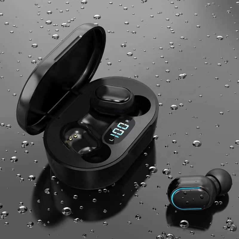 TWS 5.0 E7s Earphone Wireless Earbuds Noise Cancelling LED Display With Mic Handsfree Earbuds Airdots A6S