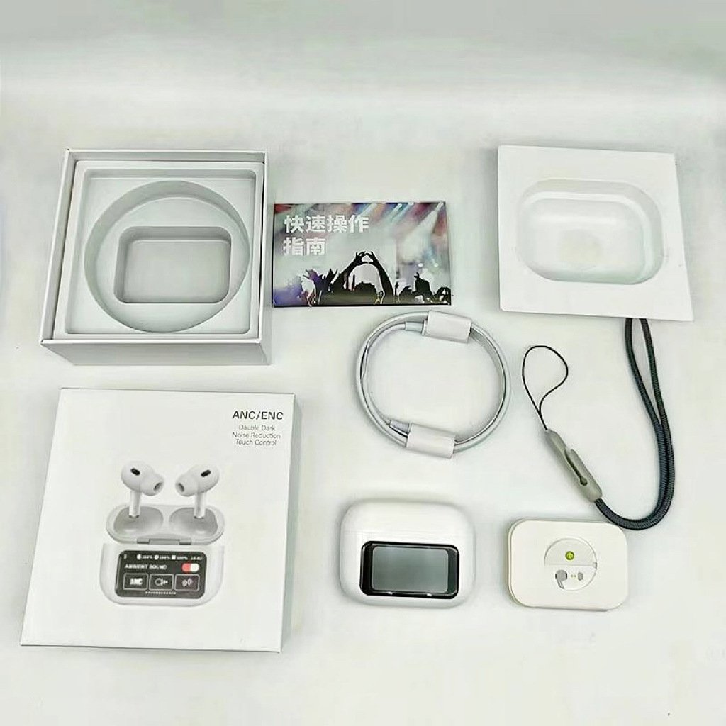 TWS In Ear Phones Air A9pro Touch Screen Smart Bluetooth Headset Noise Cancelling A9 Pro TWS Earphones & Headphones