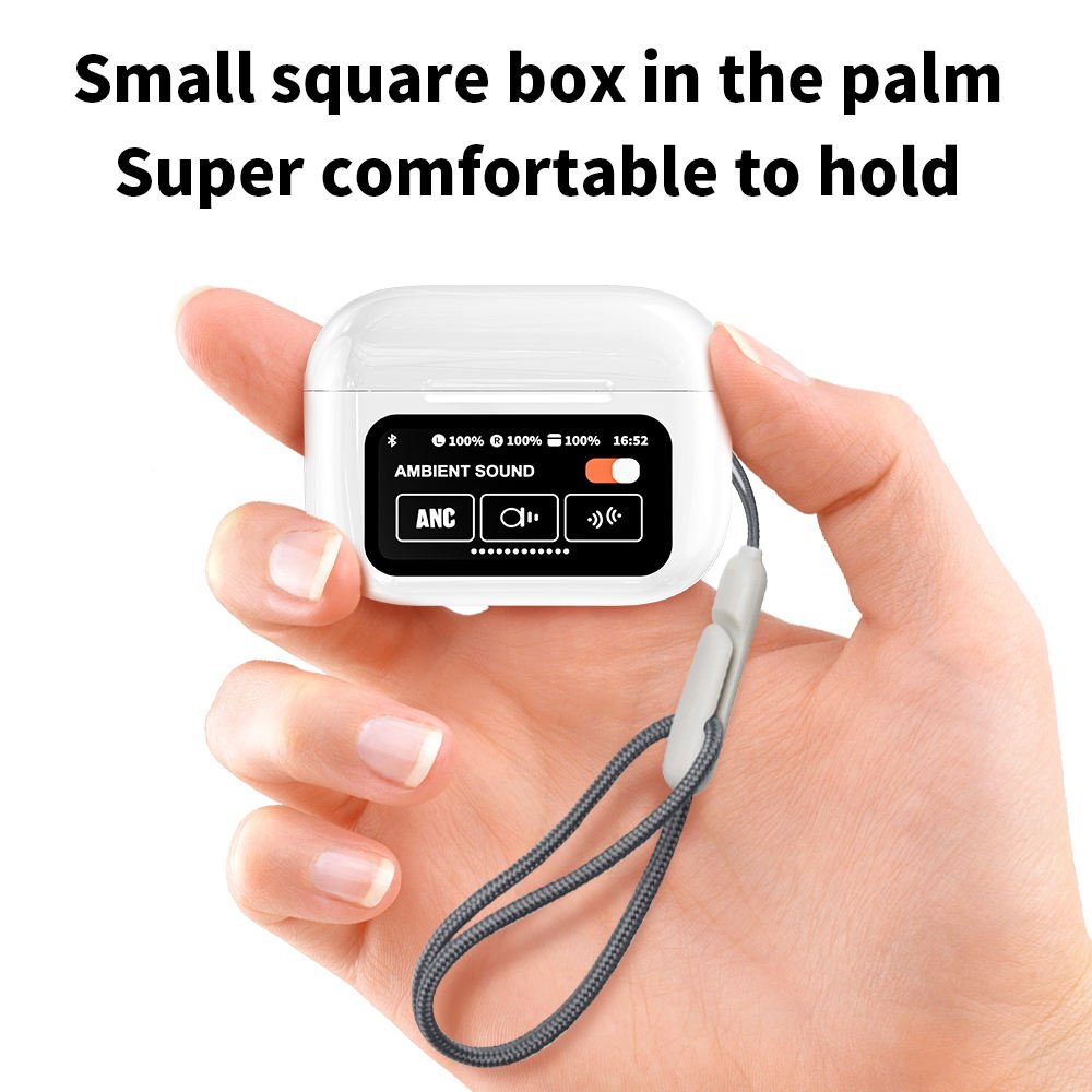 TWS In Ear Phones Air A9pro Touch Screen Smart Bluetooth Headset Noise Cancelling A9 Pro TWS Earphones & Headphones