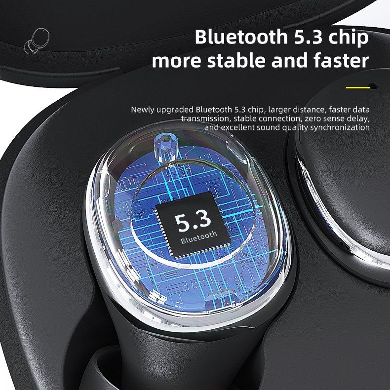 XY-11 TWS Wireless Earbuds Bluetooth 5.3 Gaming Earphones Noise Canceling In Ear Headphones Hifi Stereo Waterproof Earphones