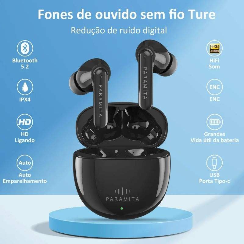 Noise Reduction Stereo Waterproof Wireless Blue Tooth Earphone Product