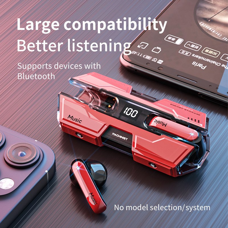 active noise cancelling earphones wireless 5.3 noise-cancelling earphones hand free wireless headphones with mic G20