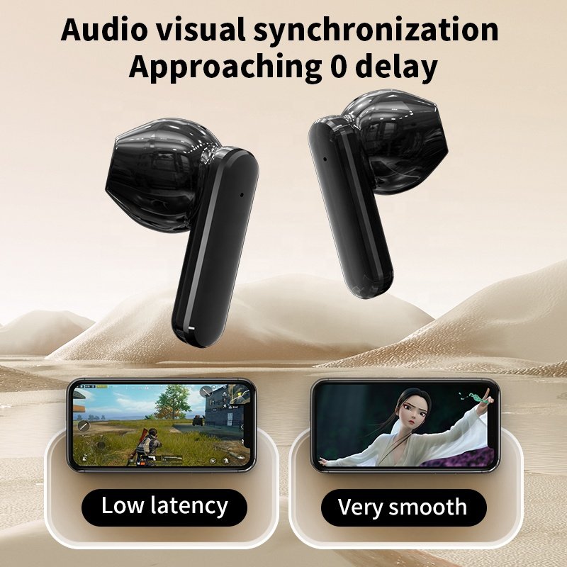 Original Factory YX28 ANC+ENC Wireless Earphones LCD Full Color Touch Screen Active Noise Reduction Earbuds TWS Audifonos yx28