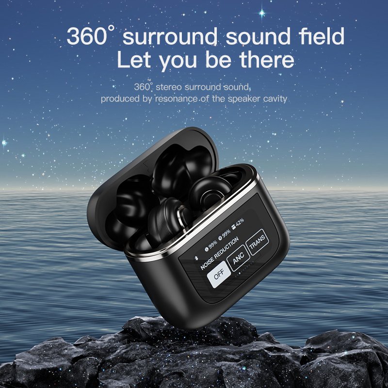 Tws Blue Tooth Wireless Earbuds Earphones Touch Enabled Headphone Headset Touch Control Display Gaming Headset