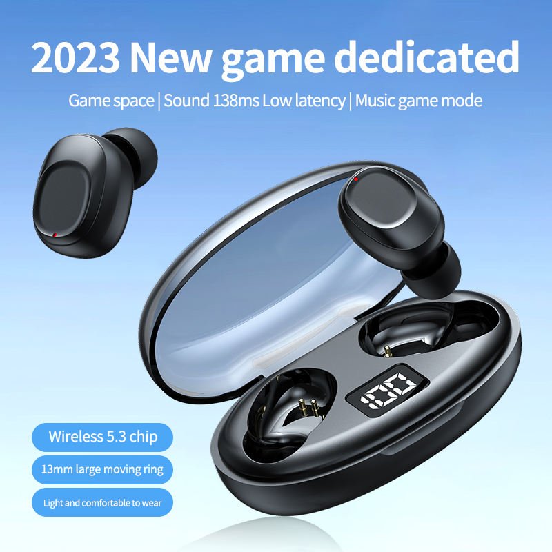 New Gaming Earphone K50 Wireless Game Earbuds Low Latency Headphones ENC Wireless TWS Waterproof Headset With HiFi Bass Sound